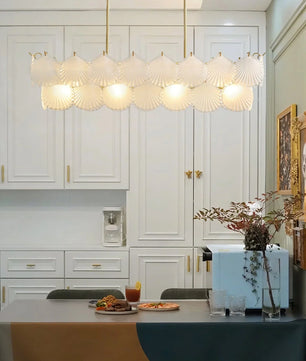 Shell Glass Chandelier