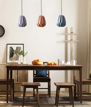 Papaya Resin Pendant Lamp