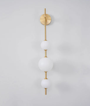 Vertical Globe Wall Lamp