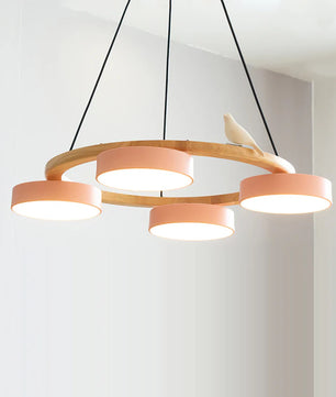 Sienna Bird Round Chandelier