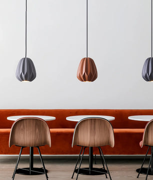 Papaya Resin Pendant Lamp