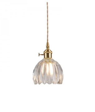 Japanese Retro Glass Flower Pendant Light S17