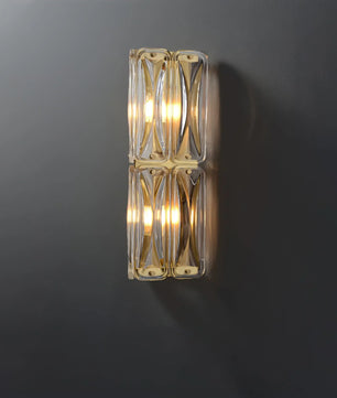 Triangular Glass Wall Light