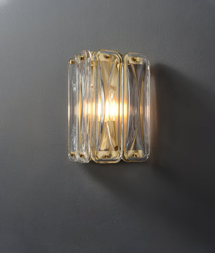 Triangular Glass Wall Light