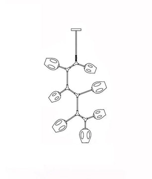 Bifurcation Bubble Chandeliers