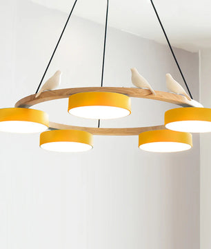 Sienna Bird Round Chandelier
