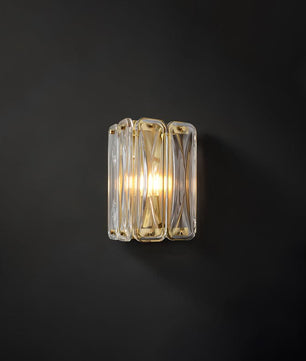 Triangular Glass Wall Light