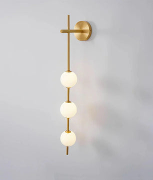 Vertical Globe Wall Lamp