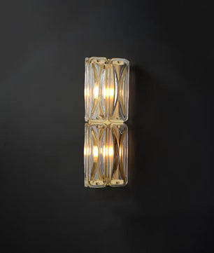 Triangular Glass Wall Light