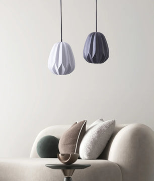 Papaya Resin Pendant Lamp