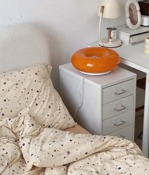 Bauhaus Glass Donut Table / Wall Lamp S77