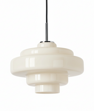 Tiered Glass Pendant Light