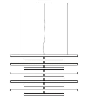 Black Rhythm Collection Chandeliers