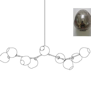Perry Globe Horizontal Chandelier