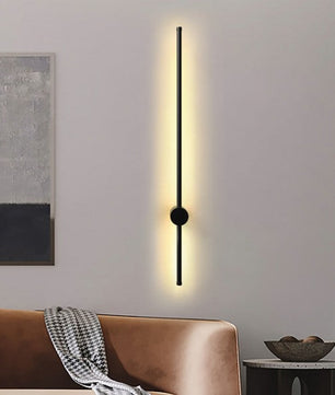 Industrial Black Linear LED Dimmable Wall Light S76