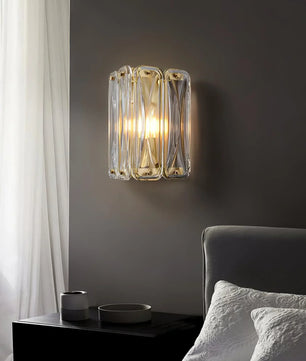 Triangular Glass Wall Light