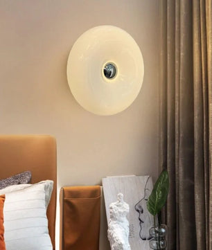 Bauhaus Glass Donut Table / Wall Lamp S77