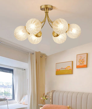 Retro Glass Ceiling Lamp