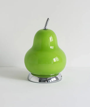Pear Glass Built-in Battery Table Lamp