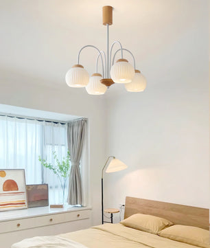 Molecural Wood Chandelier