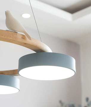 Sienna Bird Round Chandelier