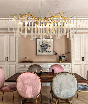 Aqua Makrama Chandeliers