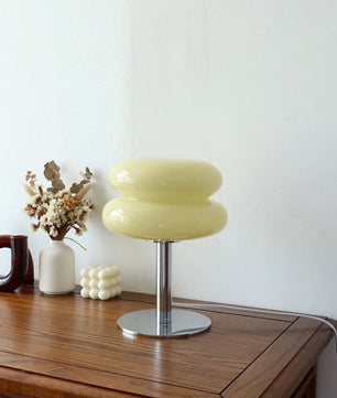 Bauhaus Lollipop Ripple Glass Table Lamp S27
