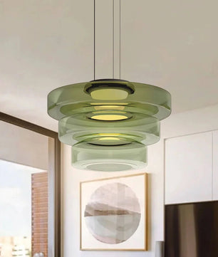 Nordic postmodern creative glass pendant light