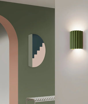 Fluted Resin Wall Lamp