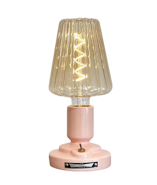Mushroom Glass Desk Lamp