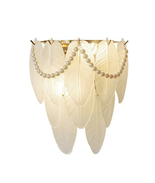 Feather Pearl Wall Lamp