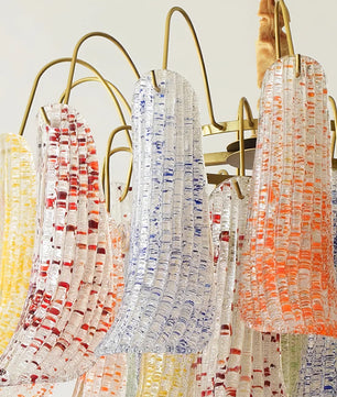 Mazzega Murano Glass Chandelier
