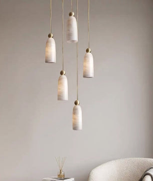 Cara Alabaster & Copper Pendant Light