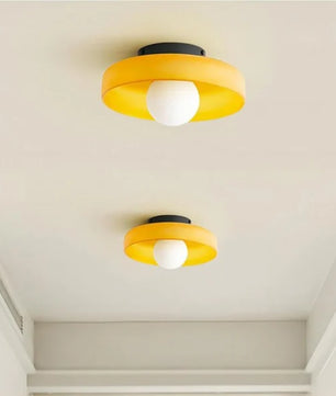Modern Round Flush Mount Morandi Ceiling Light S80