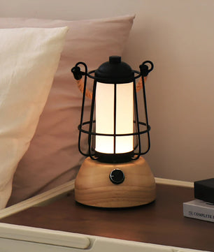 Hemp Rope Lantern Outdoor Table Lamp