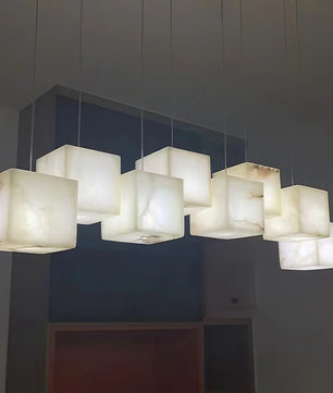 Marble Box Chandelier