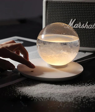 Storm Bottle Built-in Battery Table Lamp