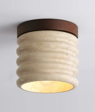 Vaarnii Travertine Ceiling Lamp