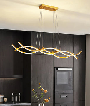 Wave Island Chandelier