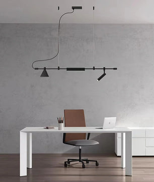 Horizontal Linear LED Pendant Lamp
