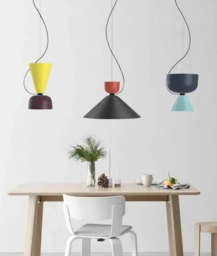 Contemporary Coloured Alphabeta Pendant Lamp S60