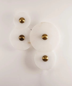 Round Alabaster Wall Lamp