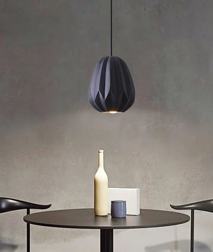 Papaya Resin Pendant Lamp