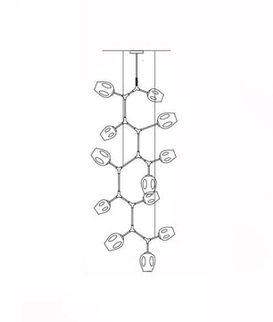 Bifurcation Bubble Chandeliers