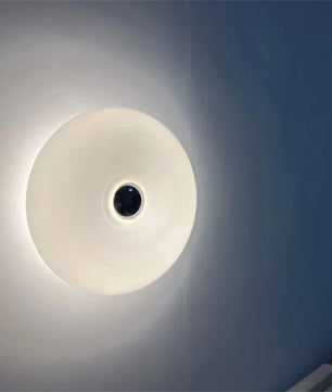 Bauhaus Glass Donut Table / Wall Lamp S77