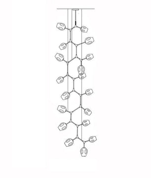 Bifurcation Bubble Chandeliers