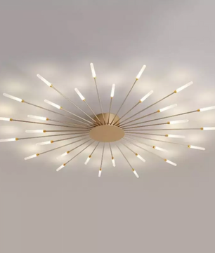 Sputnik Led Fireworks Flush Mount Ceiling Light S40