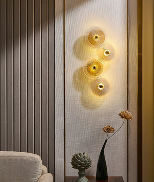 Lotus Leaves Wall Lamp
