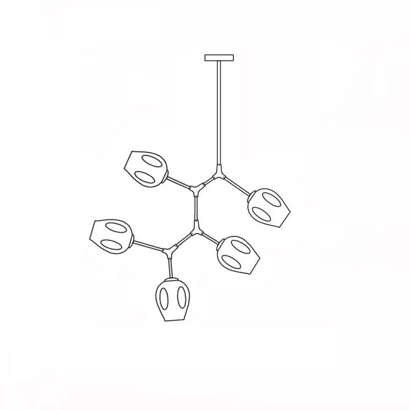 Bifurcation Bubble Chandeliers