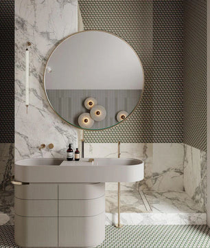 Round Alabaster Wall Lamp